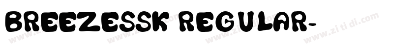 BreezeSSK Regular字体转换